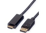 Roline Cavo Displayport Dp - Uhdtv, St/St, Nero, 5 M