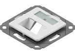 Supporto Per Moduli Easylan Prelink / Fixlink, 1Xks Con Piastra Centrale Piastra Centrale Ral 9010
