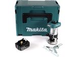 Makita Drt 50 F1J Fresa Multifunzione A Batteria Senza Spazzole 18V + 1X Batteria Ricaricabile 3,0 Ah In Makpac 3 - Senza Caricabatterie