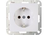 Kopp HK05 Presa Di Corrente Con Contatto Di Terra, Singola 16A Bianco Artico