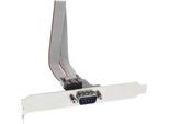 Inline® 33209 Staffa Per Slot Seriale, Connettore A 9 Pin A 10 Pin