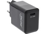 Inline® 31500B Caricatore Di Alimentazione Usb Pd Singolo Usb Type-C, Power Delivery, 20W, Nero