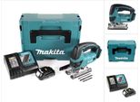 Seghetto Alternativo A Batteria Makita Djv 180 RY1J 18V + 1X Batteria 1,5Ah + Caricabatterie + Makpac