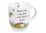 KöNitz WeißT Du Eigentlich Becher, Kaffeebecher, Teetasse, Tasse, Porzellan, 355 Ml, 1111030781