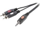 Speaka Cavo Di Collegamento Audio Professionale Cinch / Jack [2X Cinch Plug