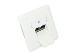 Presa Di Rete Good Connections Cat. 6A - 2Xrj45 - Schermata - Da Incasso - DESIGN-FIT - Ingresso Cavi Verticale - Bianco Segnale RAL9003