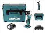 Makita Dda 351 Y1J Trapano Angolare A Batteria 18V 13,5Nm + 1X Batteria 1,5Ah + Makpac - Senza Caricabatterie