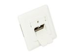 Presa Di Rete Good Connections Cat. 6A - 2Xrj45 - Schermata - Da Incasso - DESIGN-CAPABLE - Ingresso Cavi Verticale - Bianco Perla RAL1013