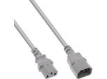 Inline® 16503A Cavo Di Prolunga Inline® Iec, Da C13 A C14, Grigio, 0,3 M