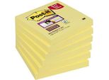 Post-It® 7100259816 8 + 4 Gratis: Post-It® Super Sticky Notes Haftnotizen Extrastark Gelb 8 BlöCke + Gratis 4 BlöCke