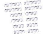 Cablemod Pro Bridged Cable Comb Kit - Pettine Per La Gestione Dei Cavi Del Pc - Pettine Per Cavi A 24, 14 E 16 Pin - Set Di Portacavi Da 12 Pezzi - Bianco