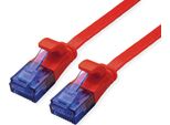 Value Patchkabel Cat.6A (Class Ea) Utp, Extra-Flach, Rot, 1,5 M