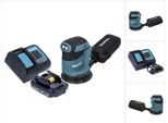 Makita DBO180SY1 Levigatrice Eccentrica A Batteria 125Mm 18V + 1X Batteria 1,5Ah + Caricatore