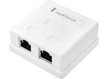 Adattatore Di Rete Renkforce Montato A Superficie Cat 6 2 Porte Bianco (RF-4540914)