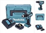 Makita Ddf 485 SY1J 18 V 50 Nm Trapano Avvitatore A Batteria Senza Spazzole + 1X Batteria 1,5 Ah + Caricabatterie + Makpac