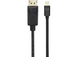 Cavo Di Collegamento Renkforce Mini-Displayport / Displayport 1,00 M RF-4538172 Contatti Placcati Oro Nero [1X Spina Mini-Displayport