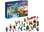 Lego 60381 Calendario Dell'avvento City 2023, Calendario Natalizio Con 24 Regali, Incluse Le Figure Di Babbo Natale E Delle Renne, E Un Tappetino Per Il Gioco Del Paese Delle Meraviglie, Regalo Di Natale Per Bambini, Ragazzi E Ragazze
