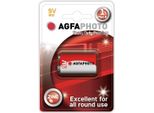 Batteria Allo Zinco Agfaphoto 9V, Blister 1 Pz