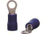 Quadrios 22C446 Capocorda Ad Anello Sezione (Max.)=2,5 Mm² Foro-Ø=4,3 Mm Parzialmente Isolato Blu 1 Set (22C446)