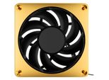 Alphacool Apex Apex Stealth Metal Power 120Mm Ventola 3000Rpm, Ventola Per Alloggiamento (Oro/Nero)