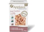 Applaws Premium Natural Cibo Umido Per Gatti, Selezione Di Pesce In Busta Gelatina Da 70G (12X70G)