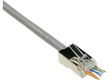 Act RJ45 (8P/8C) CAT6 Easyconnect Connettore Modulare Schermato Per Cavo Rotondo Con Conduttori Solidi O A Trefoli RJ45 Plug C6 Sh Easy Connect (TD168C)