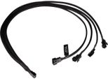 Alphacool 4250197186841 Alphacool Y-Splitter Da 4 Pin A 4X 4 Pin Pwm Nero