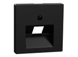 Merten Piastra Centrale 1F Nero Opaco F