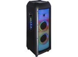 New Majestic Flame T360 Altoparlante Bluetooth 150W Rms Audio 360° Nero Con Dj Pad