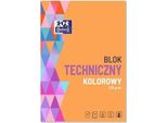 Blocco Tecnico A4/10K 225G A Colori (20 Pezzi) Oxford