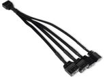 Alphacool 4250197187107 Alphacool Y-Splitter Argb Da 3 Pin A 4X 3 Pin, Y-Splitter, Nero