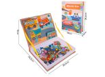 Puzzle Da Colorare Libro Puzzle Magnetico Veicoli Su Calamita 65 Pezzi Da 3 Anni Regalo