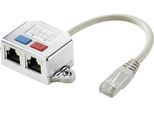 Adattatore Di Rete A T RJ45 Renkforce Cat 6 [2X Presa RJ45