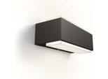 Philips Lampada Da Parete Stratosphere 3,8 W, Lampada Da Parete Per Esterni, Antracite, Alluminio, IP44, Giardino, Terrazza, I