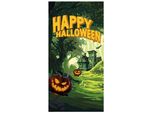 Europalms Striscione Di Halloween, Foresta Fantasma, 90X180Cm