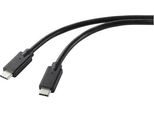 Cavo Di Ricarica Usb Renkforce Usb 2.0 Spina USB-C® 1,00 M Rivestimento In Tpe Nero RF-5251918 (RF-5251918)