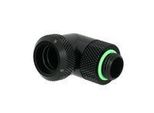 Adattatore Barrow A 90 Gradi Da G1/4 Di Pollice Maschio A Tubo Rigido Da 14 Mm Od - Ruotabile, Nero