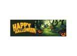 Europalms Striscione Di Halloween, Foresta Fantasma, 300X90Cm