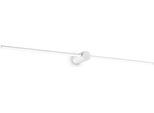 Applique Da Parete Contemporaneo Filo Alluminio Bianco Led 16W 3000K Ip44