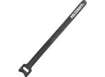 Voltcraft Fascette In Velcro 200 Mm (L X L) 200 Mm X 12 Mm Grigio Scuro 10 Pz