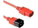 Act AK5429 Cavo Di Alimentazione Rosso 5 M Accoppiatore C13 Accoppiatore C14 (AK5429)