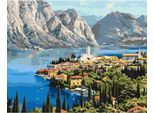 Pittura In Cifre - Città Sul Mare 40X50Cm