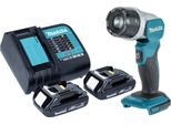 Makita Dml 808 Sy Lampada Portatile A Batteria 14,4 / 18 V 190 Lm Led + 2X Batteria Ricaricabile 1,5 Ah + Caricabatterie