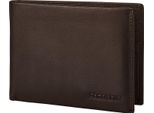 Samsonite Portacarte Attack 2 005 - B 8 CC+2 C Card Holder Ebony Brown Marrone Scuro