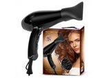 Asciugacapelli Emerio – 2 Velocità – 3 Livelli Di Temperatura – Getto D'aria Fredda – Ionizzazione – Beccuccio Styling + Diffusore – 2200 W – HD-122192