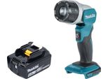 Makita Dml 808 G1 Lampada Portatile A Batteria 14,4 / 18 V 190 Lm Led + 1X Batteria Ricaricabile 6,0 Ah - Senza Caricabatterie