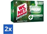 Rete Wc – Blocco Wc – Mountain Fresh – 4 Blocchi - Confezione Risparmio - 2 Pezzi