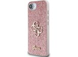 Etui Guess Fixed Glitter Big 4G Do Iphone 16E RóżOwy