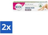 Crema Depilatoria Veet Minima – Pelle Secca – 200 Ml – Confezione Risparmio – 2 Pezzi