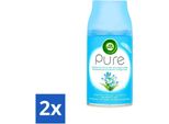 Air Wick Freshmatic – Ricarica Per Deodorante Per Ambienti – Pure Spring Dew – 250 Ml - Confezione Risparmio - 2 Pezzi